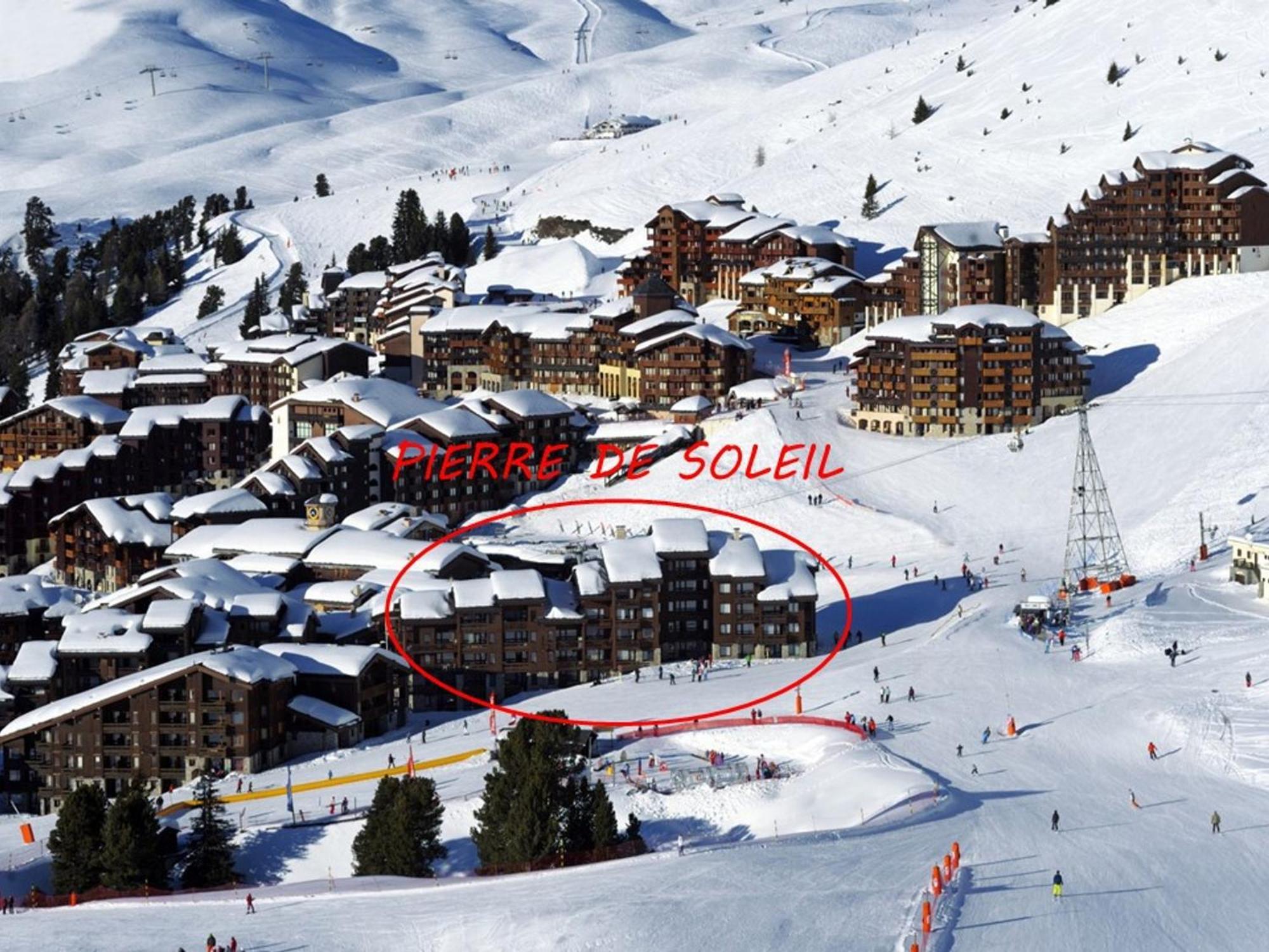 Duplex 4 Pieces Sud, 8 Pers, Balcon, Au Pied Des Pistes - Fr-1-455-2 Apartment La Plagne Luaran gambar